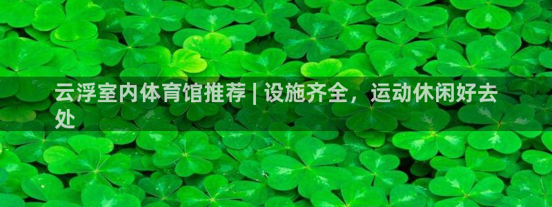 意昂3科技：云浮室内体育馆推荐 | 设施齐全，运动休