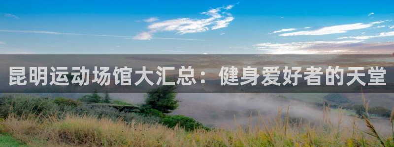 意昂3神州：昆明运动场馆大汇总：健身爱好者的天堂