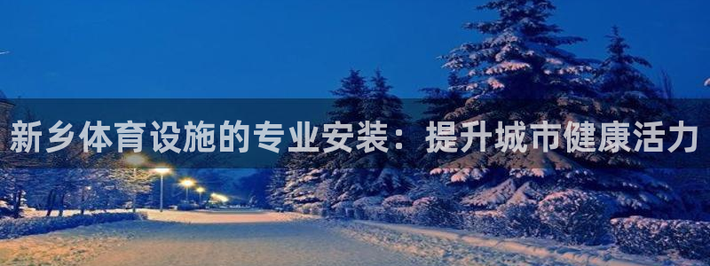 意昂3集团logo：新乡体育设施的专业安装：提升城市