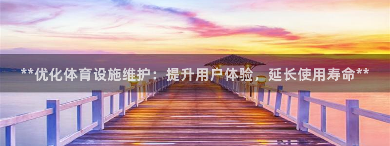 意昂3神州：**优化体育设施维护：提升用户体验，延长