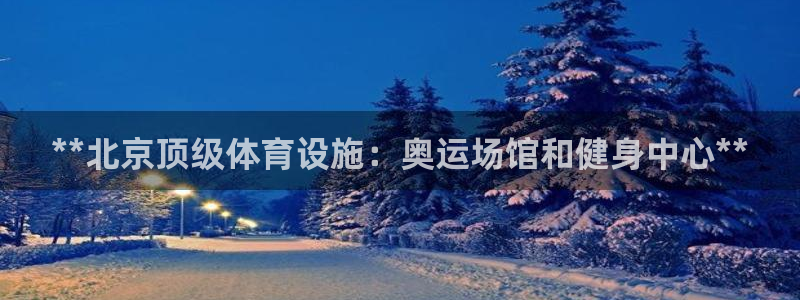 意昂3新能源：**北京顶级体育设施：奥运场馆和健身中